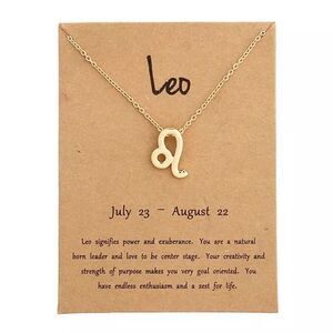 🆕Leo Zodiac Astrology Pendant Necklace
